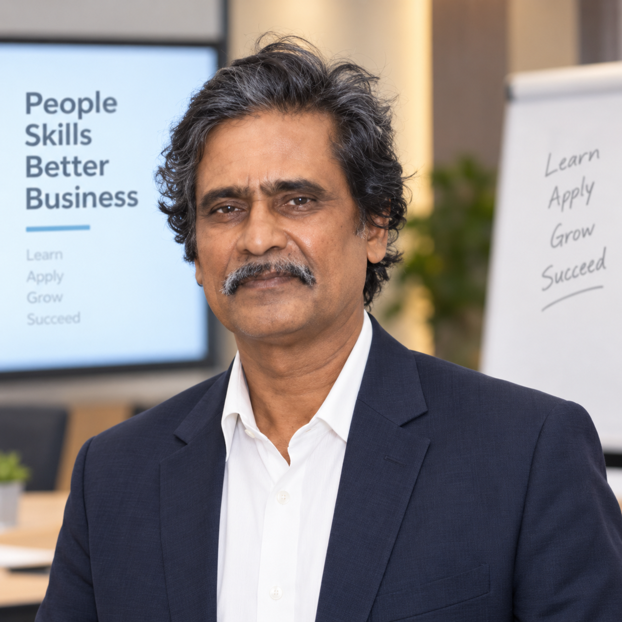 Ganesan V M, corporate English communication trainer